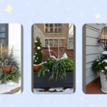 18 Whimsical Winter Planters to Brighten Your Front Porch