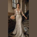 17 Pretty Sheath Silhouette Wedding Dresses That Will Make You Smile