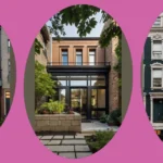 White Stucco Townhouses: A Modern Twist on Victorian Charm