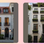 Facade Finesse: 15 White Stucco Townhouses That Redefine Modern Living