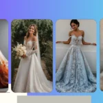 Sprinkling Color into Tradition: 15 Unique Wedding Dress Ideas