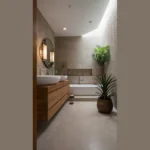 **Masculine Yet Beautiful: Crafting a Spa Bathroom with Style**