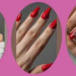 **Blooming Beautiful: 23 Red Acrylic Nail Ideas with a Floral Twist**