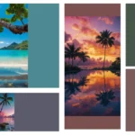 Dive into Tropical Bliss: 16 Wallpaper Styles for Your Home