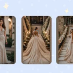 Tying the Knot in Gold: 20 Wedding Dress Concepts to Enchant