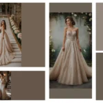 Shine Bright: 20 Gold Wedding Dress Inspirations for Every Bride**  
**