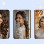Embracing Natural Loose Curls for a Simple Yet Stunning Wedding Look