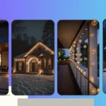 Dazzling Red, White, and Green: Classic Outdoor Lighting Ideas for December