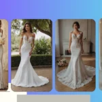 Dive Into Dreamland: 16 Boho Sparkly Mermaid Wedding Dress Ideas